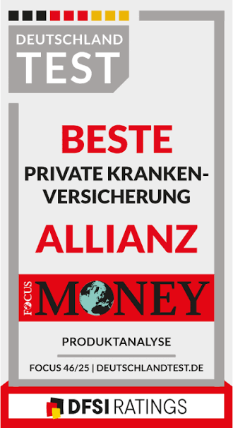 Focus Money: Beste private Krankenversicherung – Allianz (2025)